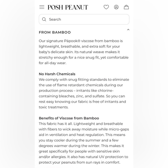 Posh Peanut Long Sleeve Bubble Romper Dress - Picture 4 of 4